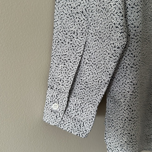 Frank & Eileen Womens Joedy Button-Up Shirt Sz XS NWT Ditsy Oversized Minimalist - Picture 12 of 16